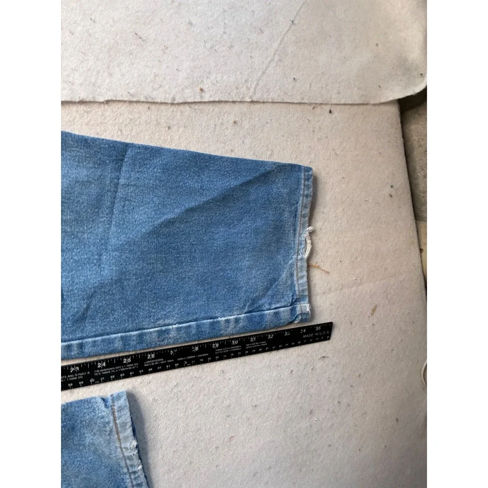 Wrangler Cowboy Cut Mens Straight Leg Jeans Blue Denim 13MWZPW 35x36